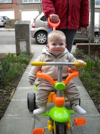 arthur à vélo